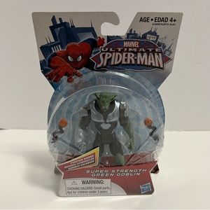 MARVEL Ultimate Spider-man super strength green goblin action figure NWT